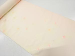 アンティーク　花模様　長襦袢地反物